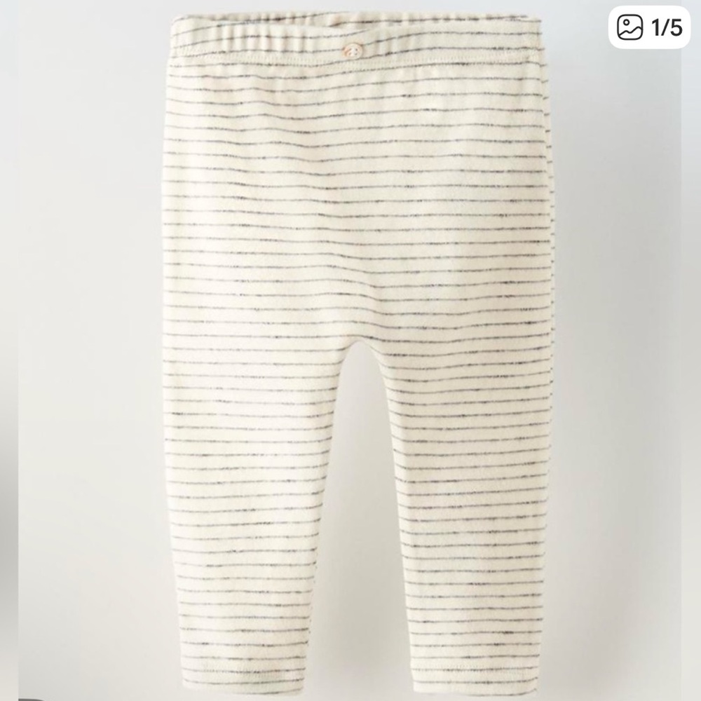 Zara Baby Newborn (0-1 months) Striped Leggings